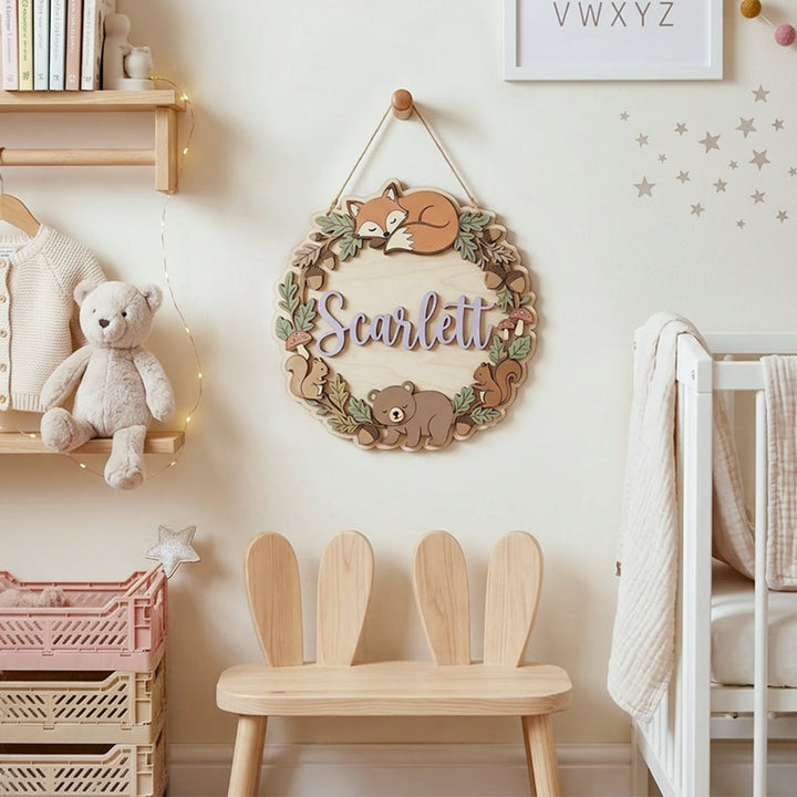 Personalized Kids Name Sign for Door & Wall