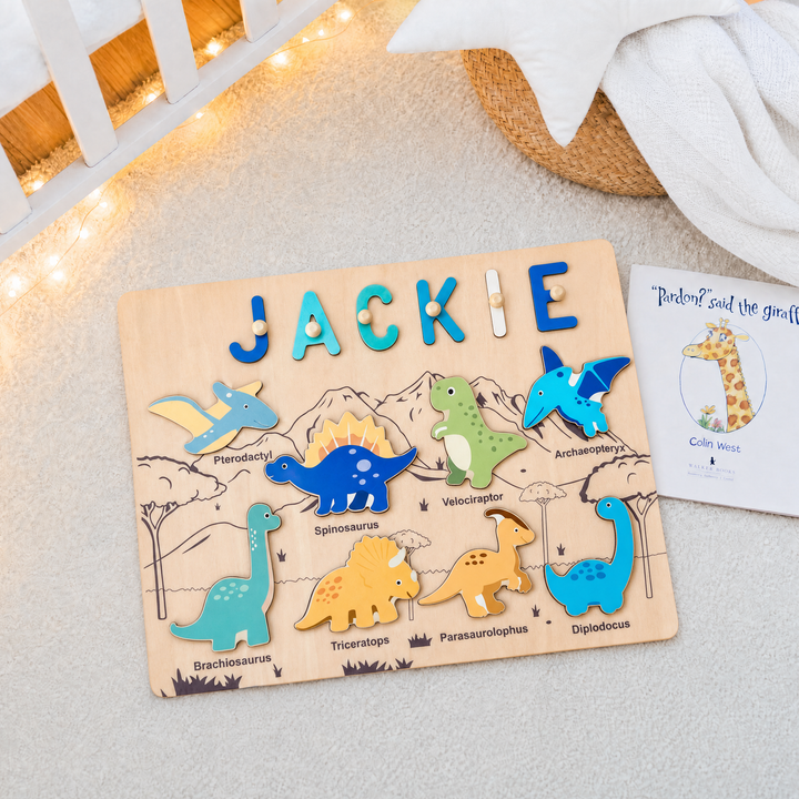 Personalized Dinosaur Name Puzzle