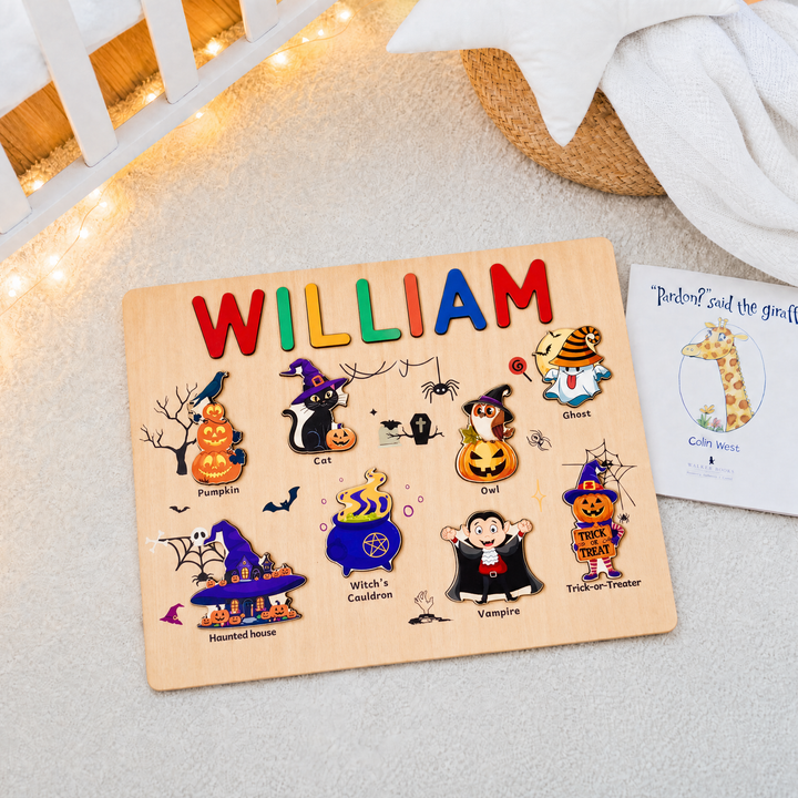 Personalized Halloween Name Puzzle