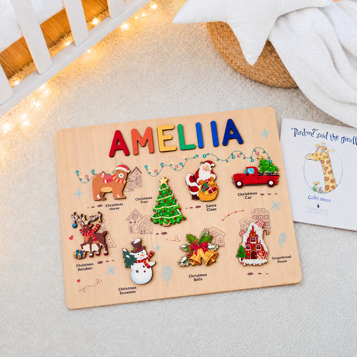 Personalized Christmas Name Puzzle