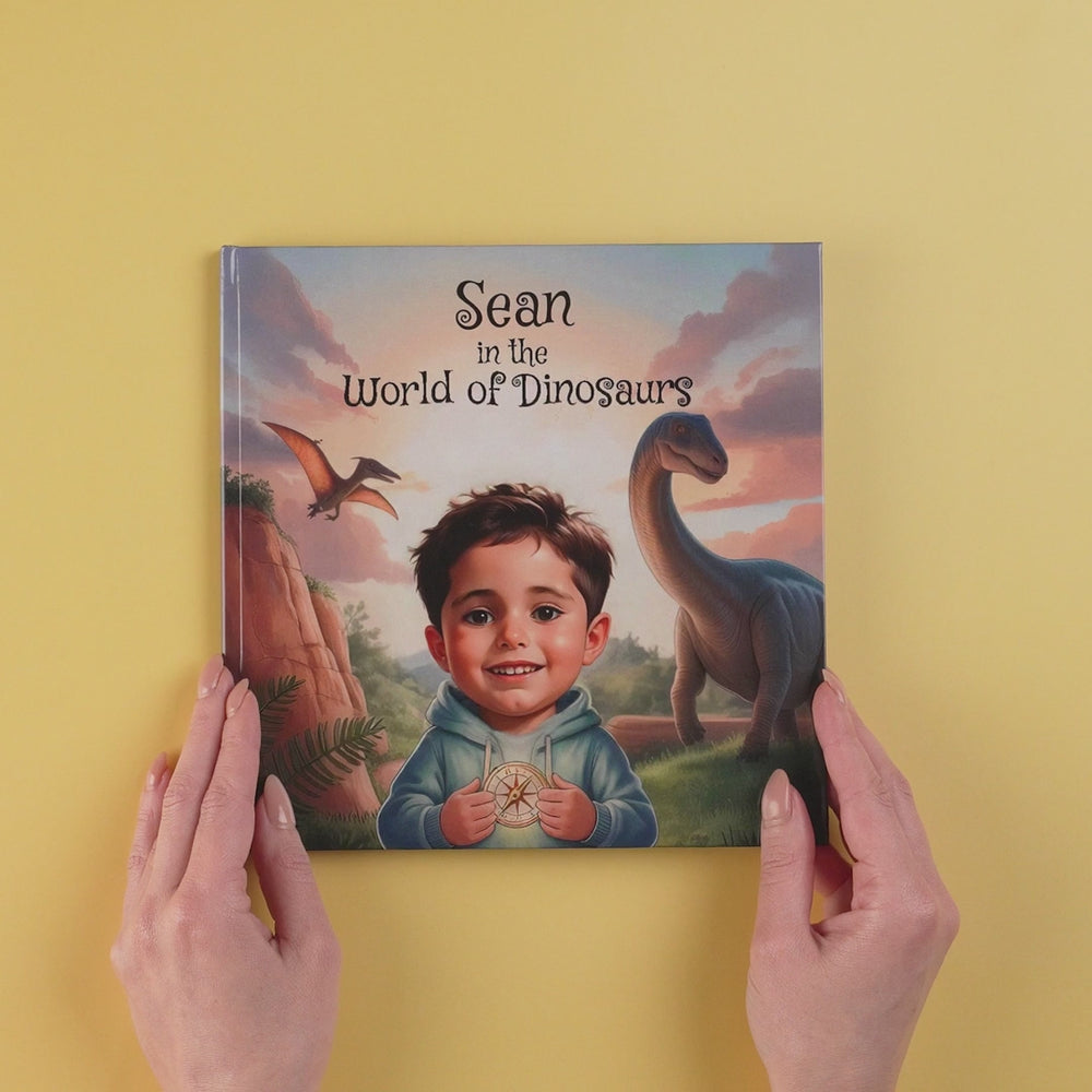 Personalized Dinosaur Adventure Book for Kids