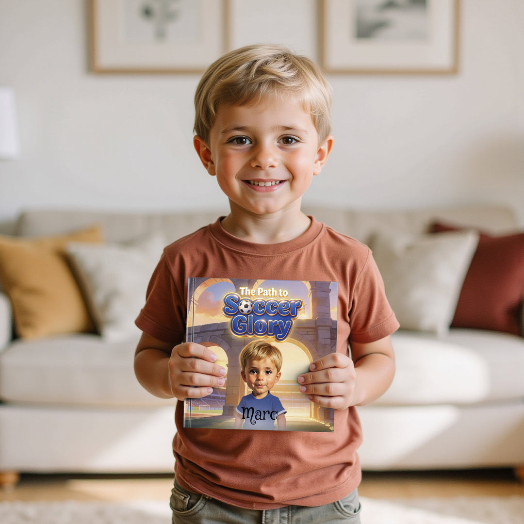 Personalized Soccer Adventure Story Book Woodemon