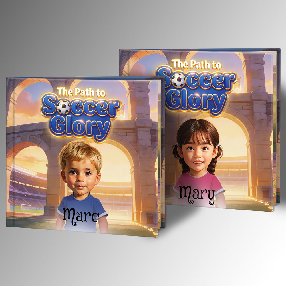 Personalized Soccer Adventure Story Book Woodemon