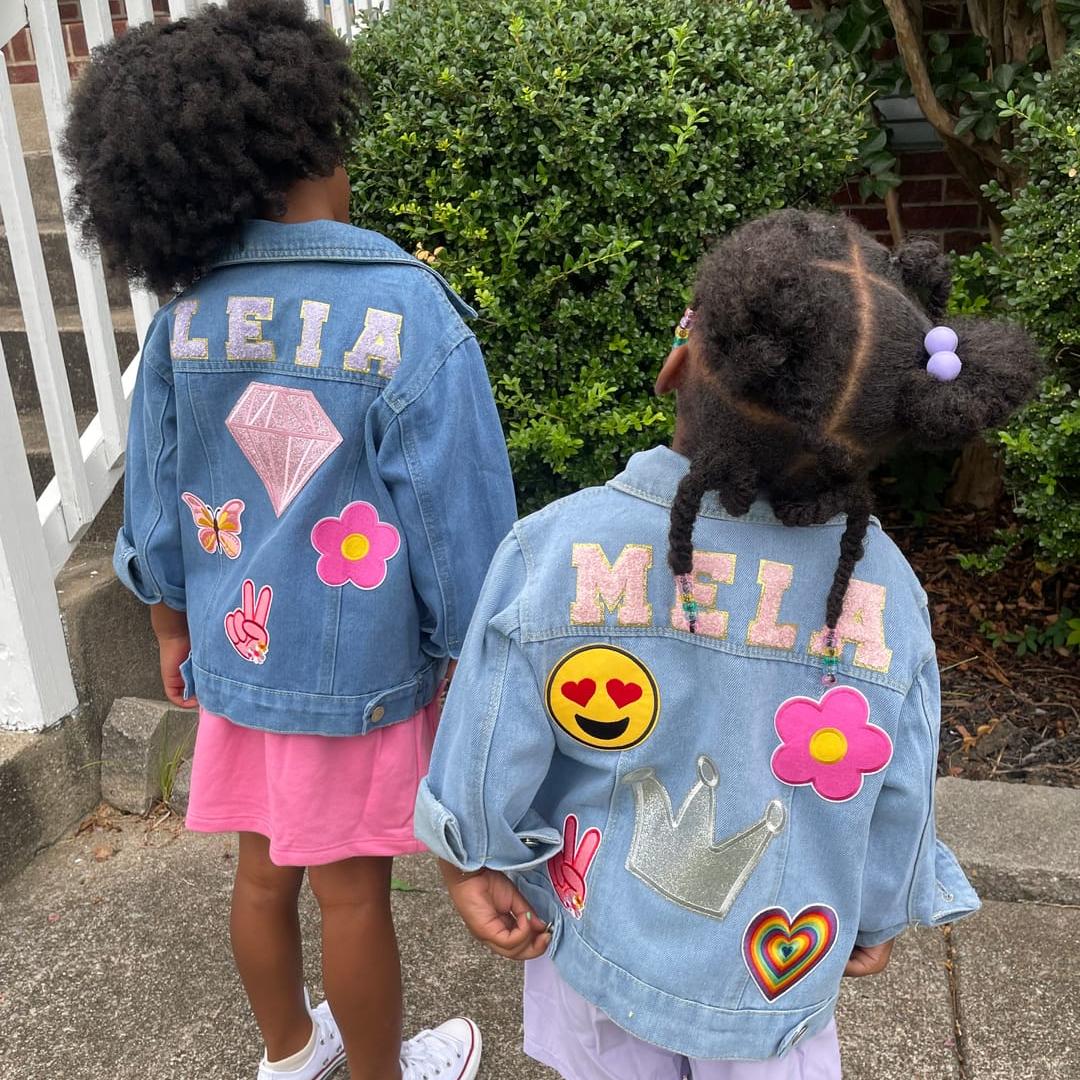 Personalized Patch Denim Jacket