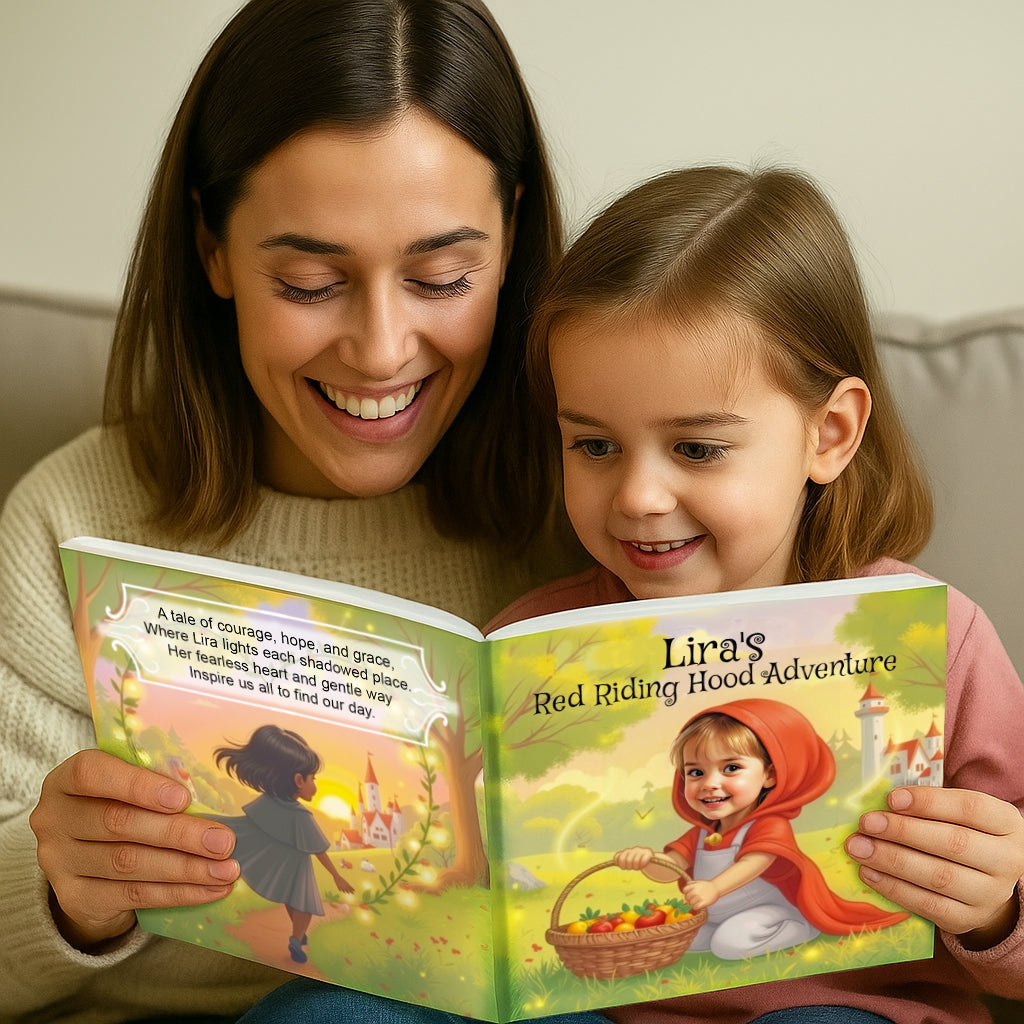 Personalized Little Red Riding Hood Story Book Woodemon