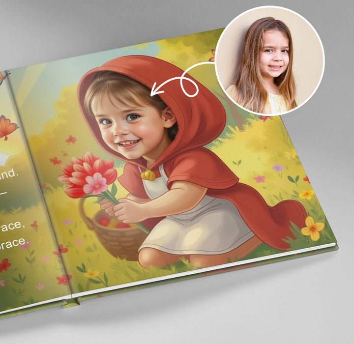 Personalized Little Red Riding Hood Story Book Woodemon