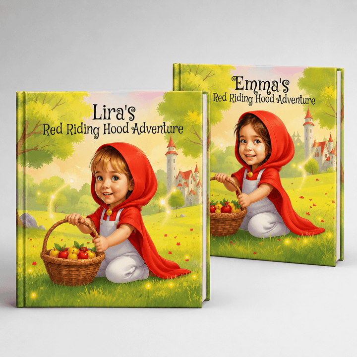 Personalized Little Red Riding Hood Story Book Woodemon