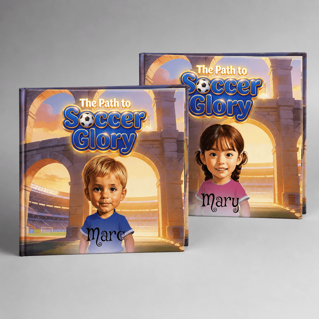 Personalized Soccer Adventure Story Book Woodemon