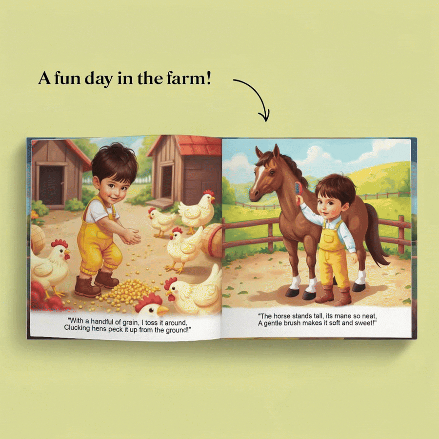 Personalized Farm Adventure Book for Kids