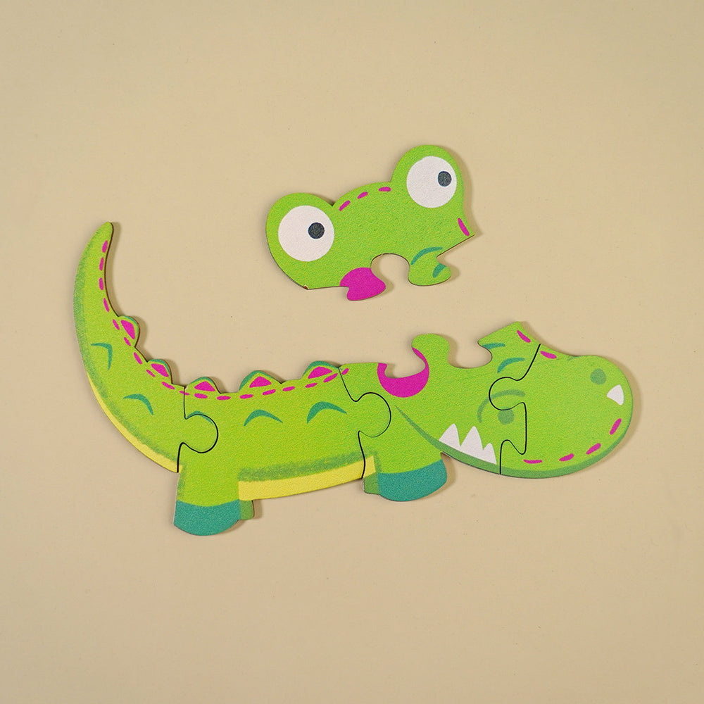Baby Happy Zoo Puzzle - Crocodile