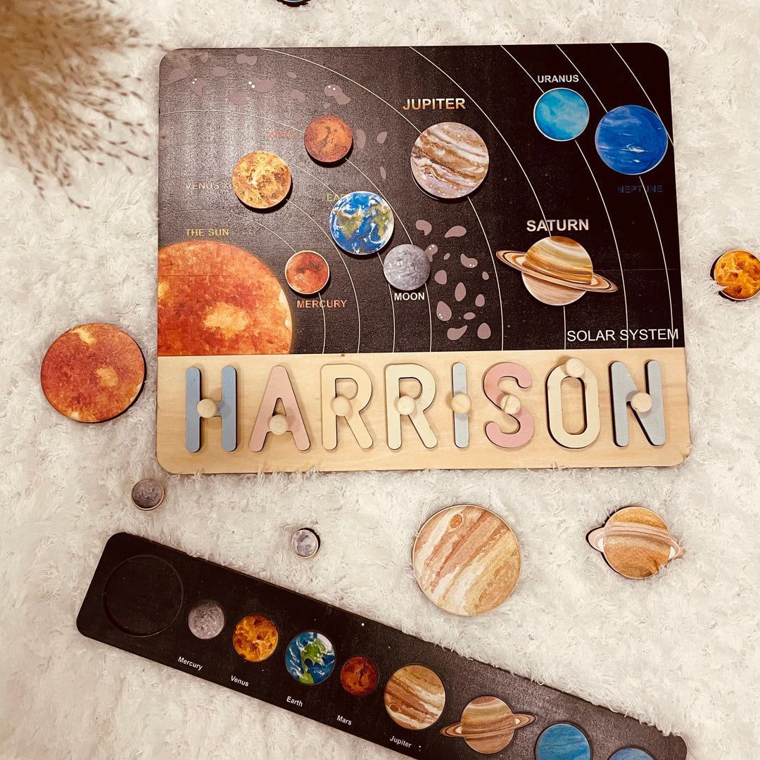 Solar System Series Personalized Name Puzzles