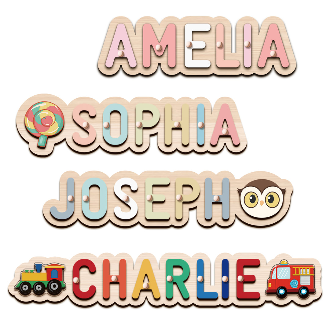 Wooden Name Puzzle For Baby