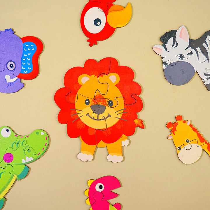 Baby Happy Zoo Puzzle - Lion