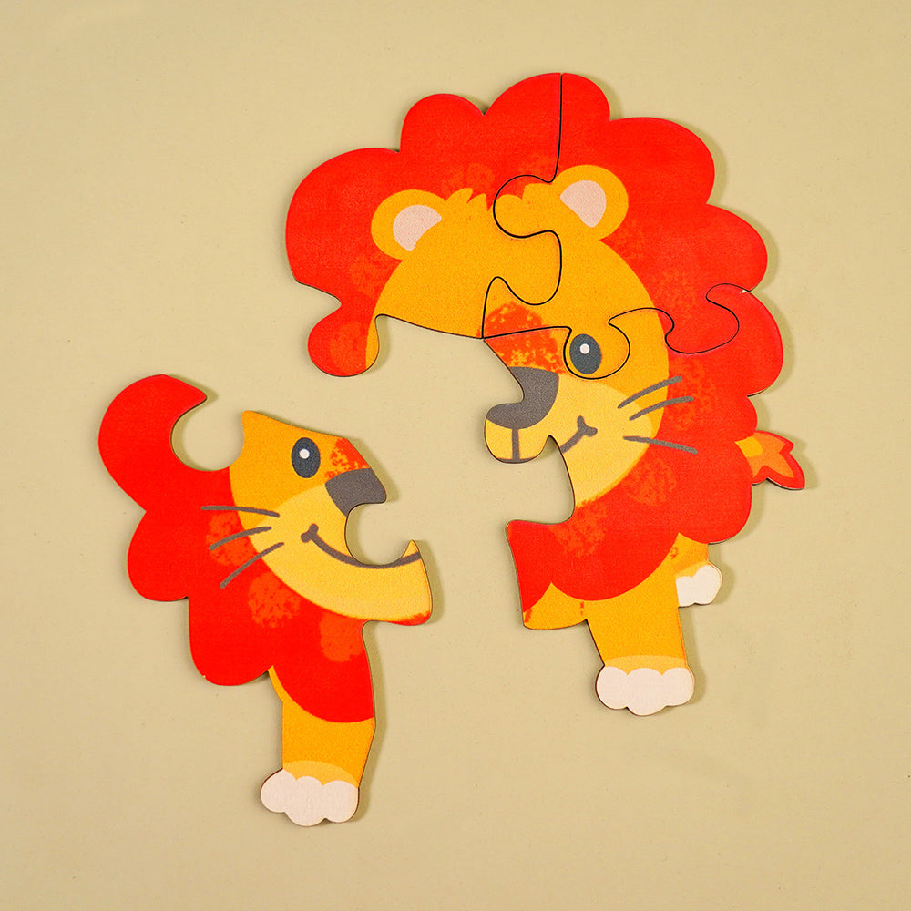 Baby Happy Zoo Puzzle - Lion