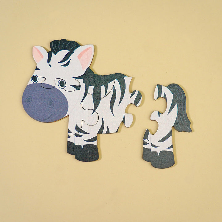 Baby Happy Zoo Puzzle - Zebra