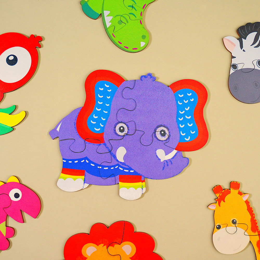 Zoo Animal Puzzles For Toddlers – Woodemon