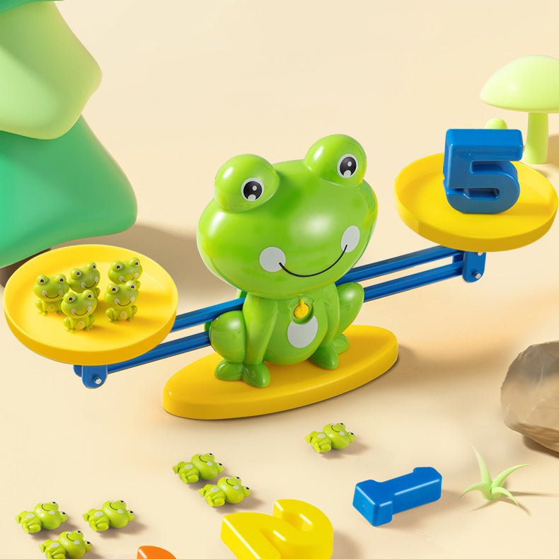 Montessori Frog Math Early Learning Balance Scale Toys