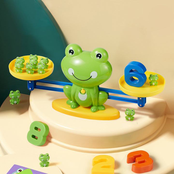 Montessori Frog Math Early Learning Balance Scale Toys