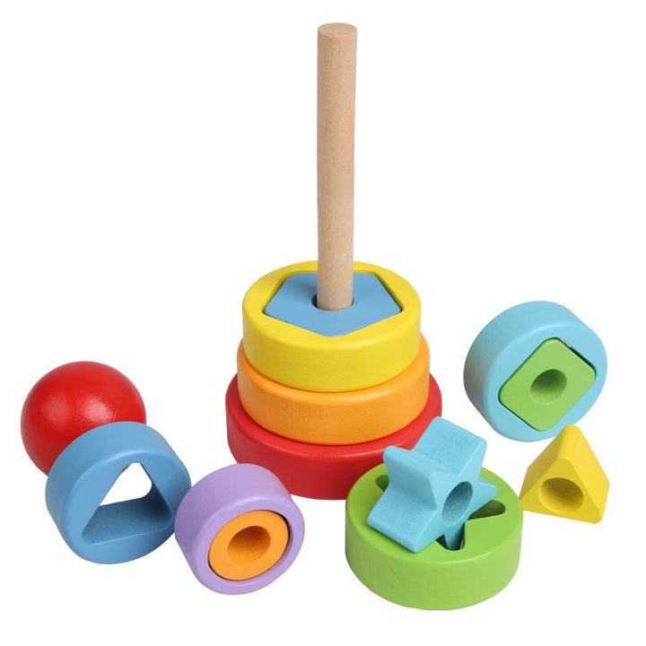 Wooden Rainbow Stacker