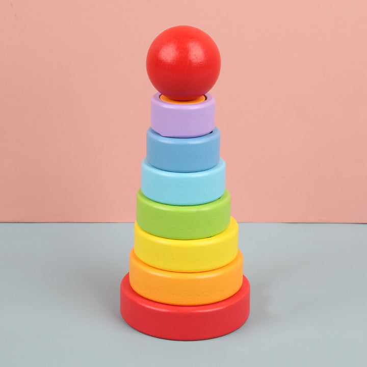 Wooden Rainbow Stacker