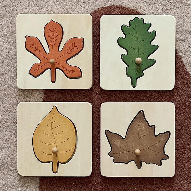 Wooden Leaf Puzzle