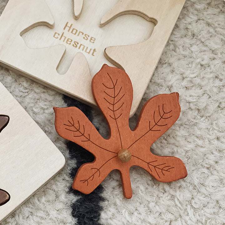 Wooden Leaf Puzzle