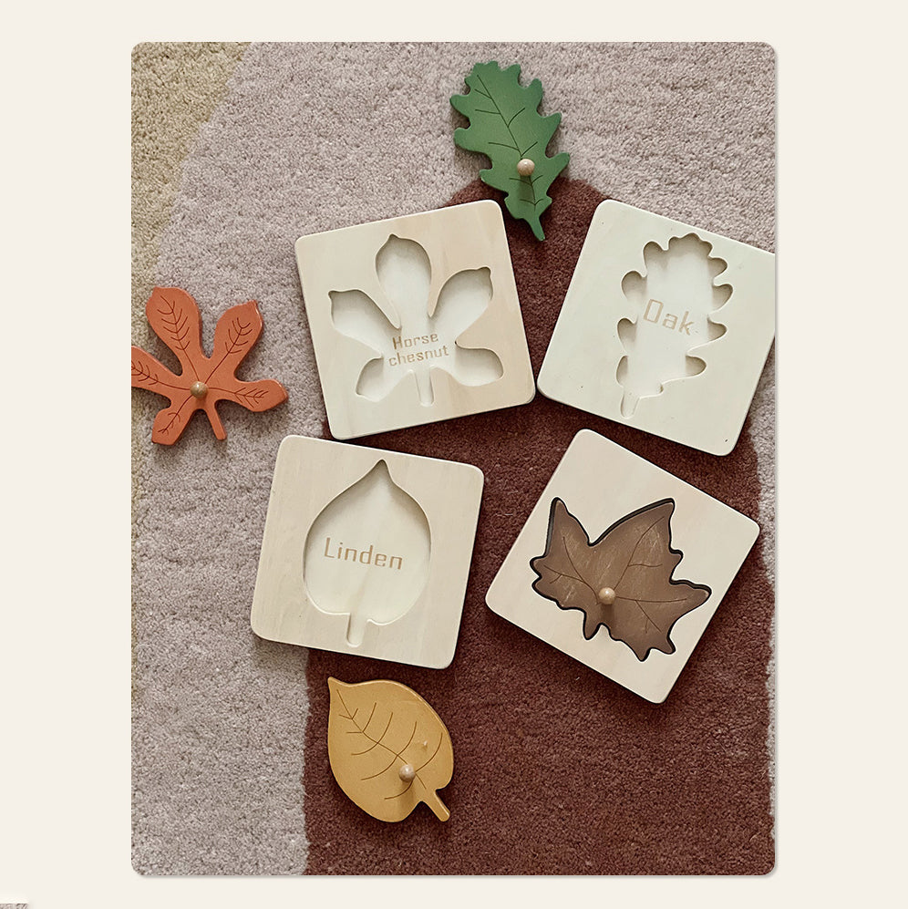 Wooden Leaf Puzzle