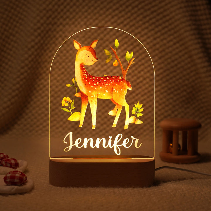 Personalised Baby Name Night Light