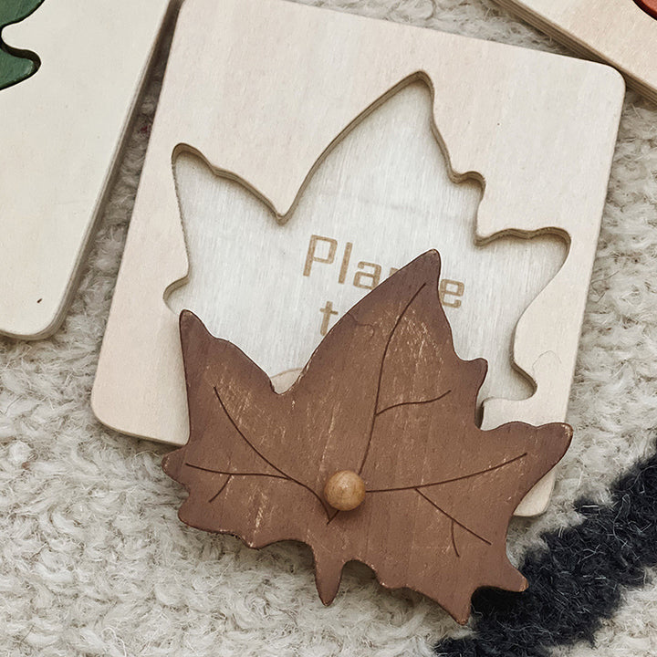 Wooden Leaf Puzzle