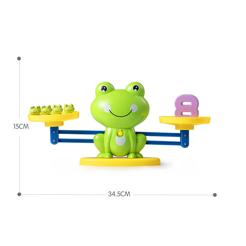 Montessori Frog Math Early Learning Balance Scale Toys